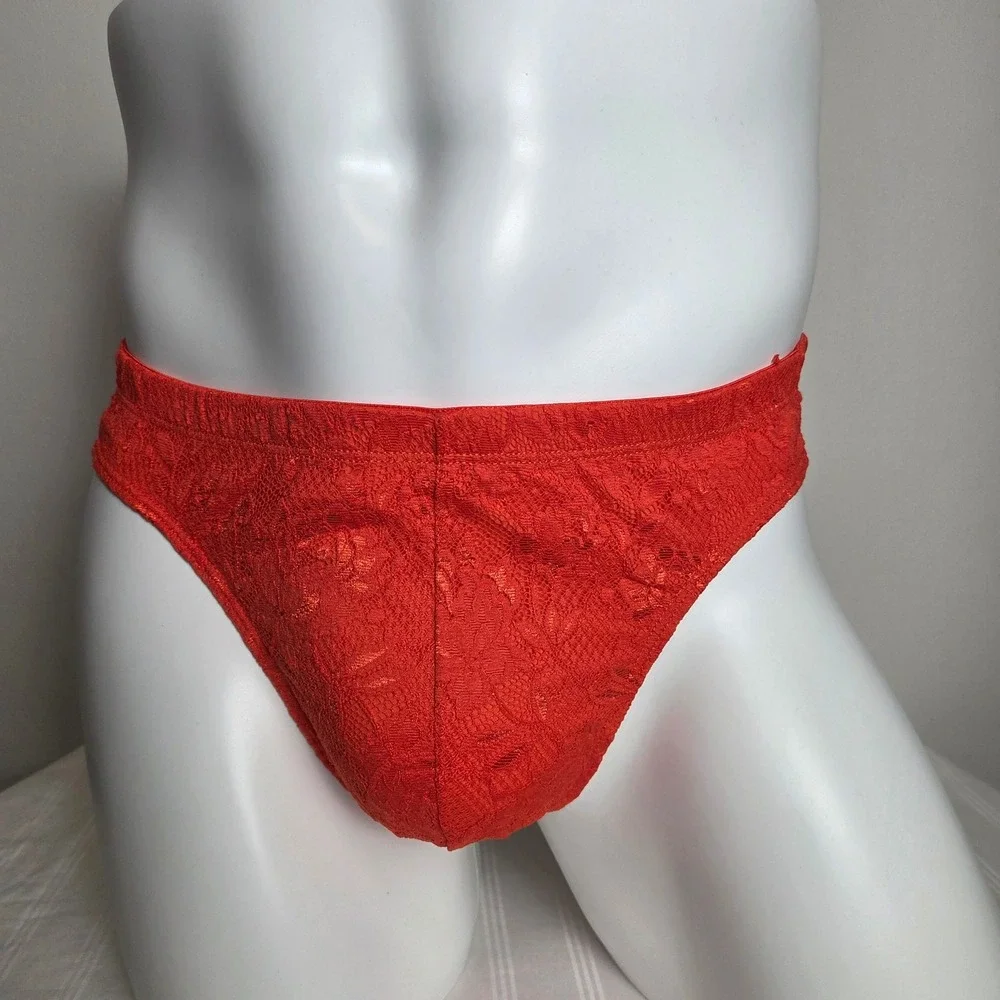 Cosabella Men's Luxury Italian Floral Lace G-String Designer Premium Underwear